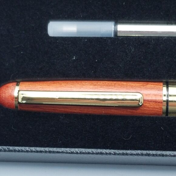 Beiluner pen set, featuring a rosewood pen walnut finish boxed unused - Picture 2 of 8